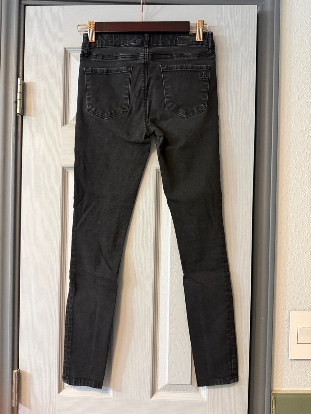 Articles Of Society Black Skinny Stretch Jeans: Size 26
